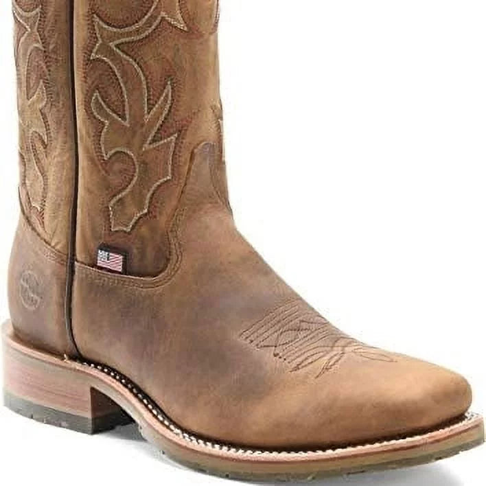 11 Inch Steel Toe Wide Square Roper Boots W535