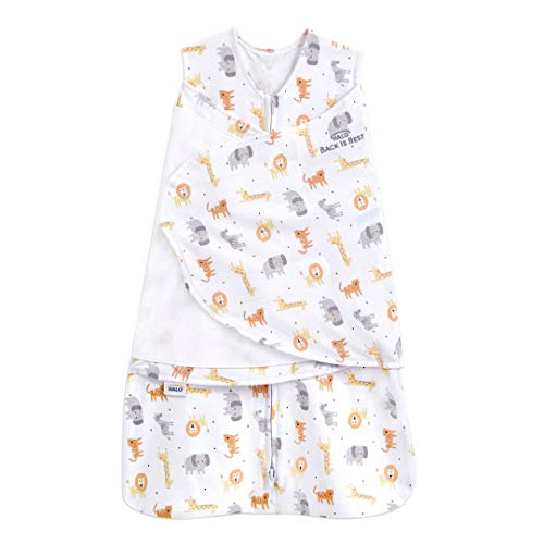 100% Cotton 3-Way Adjustable Wearable Blanket TOG 1.5 Baby Blue Newborn T5074