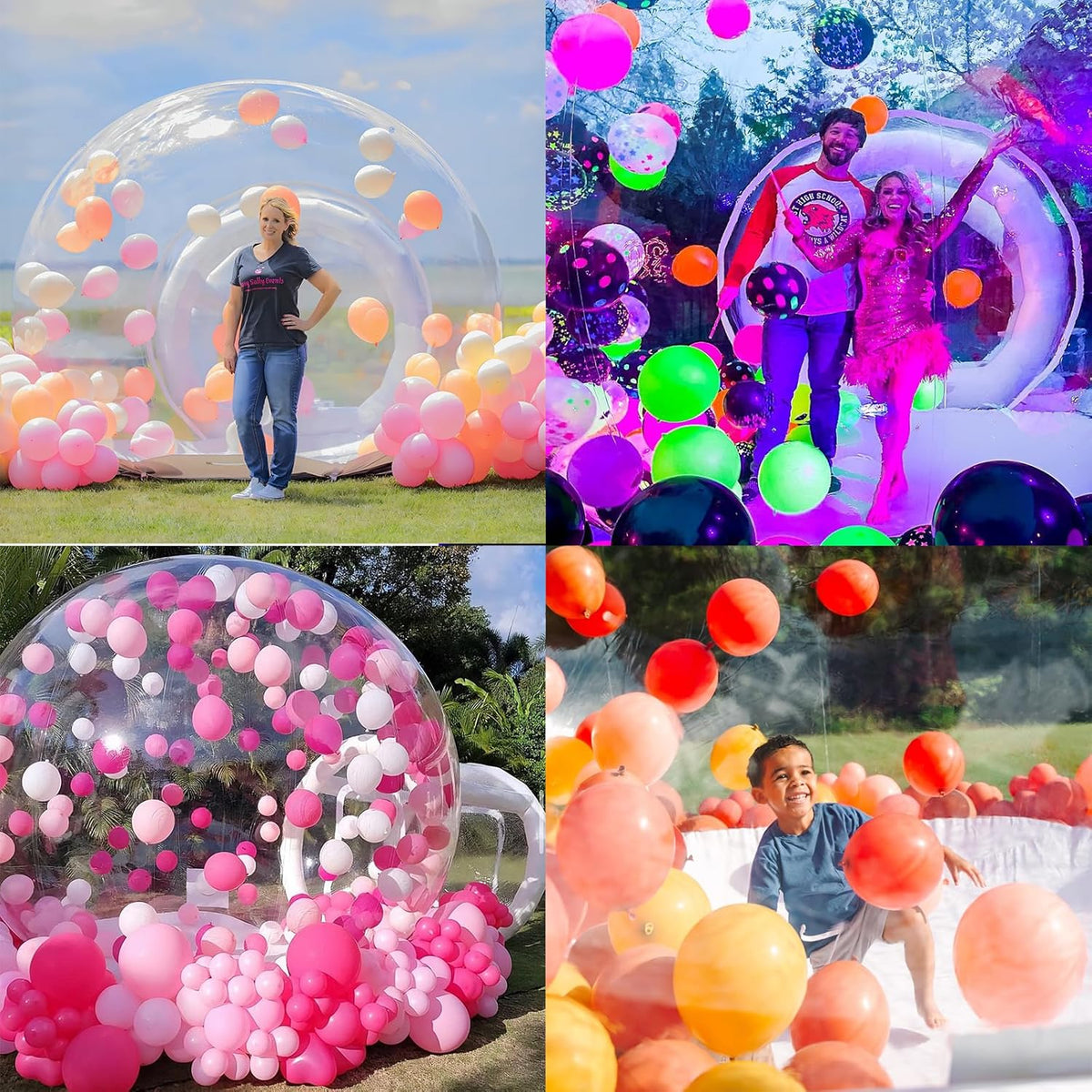 10FT Inflatable Clear Bubble Dome Tent with Blower R90931