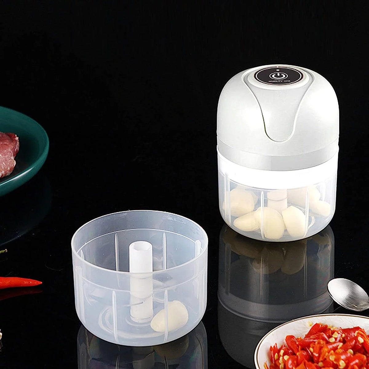 100 Ml Electric Mini Garlic Chopper N622460