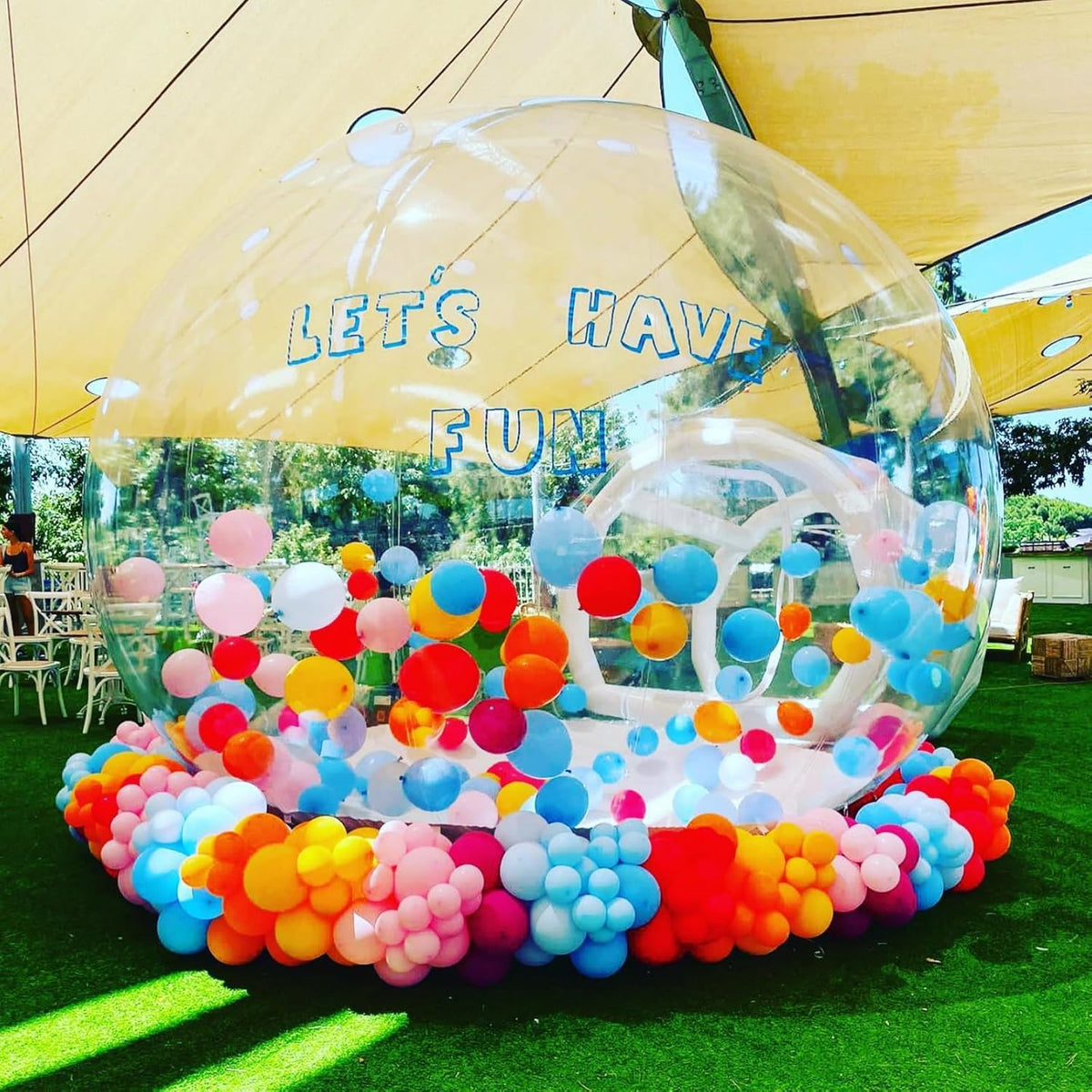 10FT Inflatable Clear Bubble Dome Tent with Blower R90931