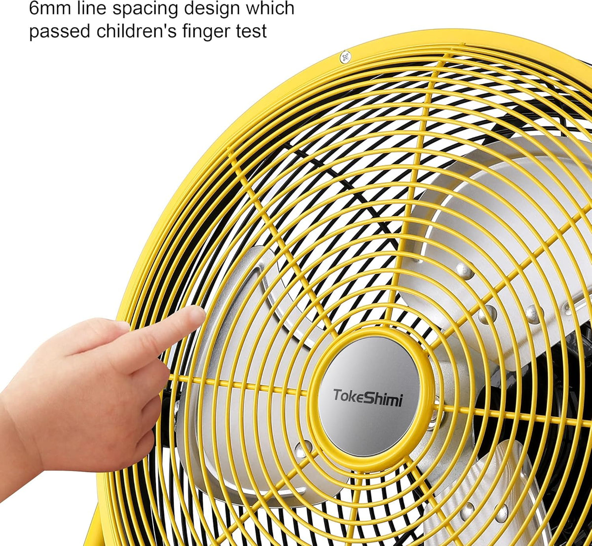 12 Inch Battery Powered Portable Fan with Metal Blade G714