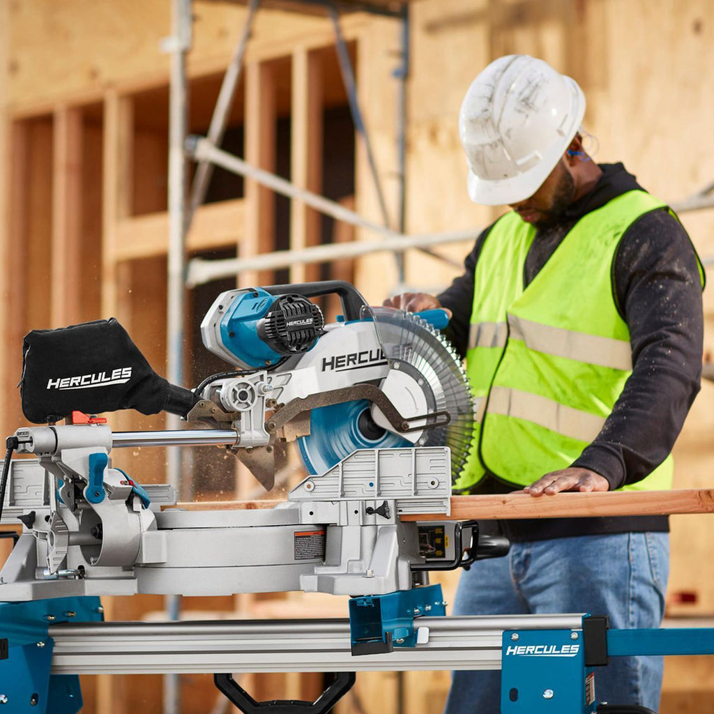 12 in. Dual-Bevel Sliding Compound Miter Saw B935390