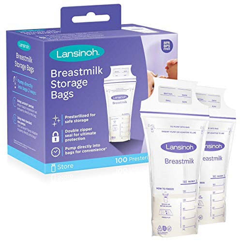 100 Count Breastmilk Storage Bags D53636