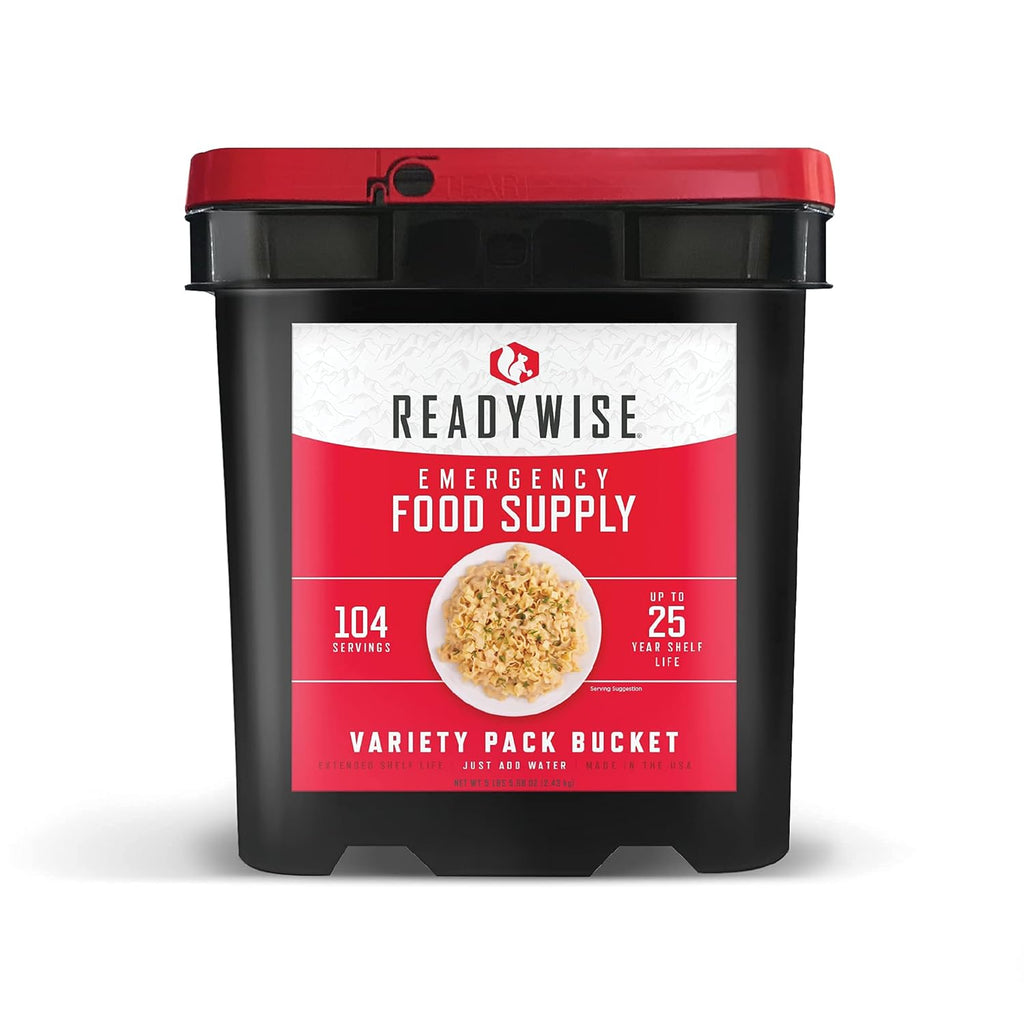 104 Servings Freeze-Dried Emergency Food Supply Variety Pack A9110