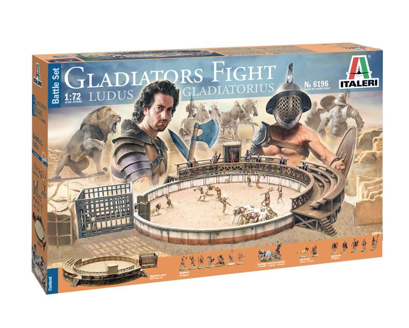1/72 Scale Gladiators Battle Set B821708