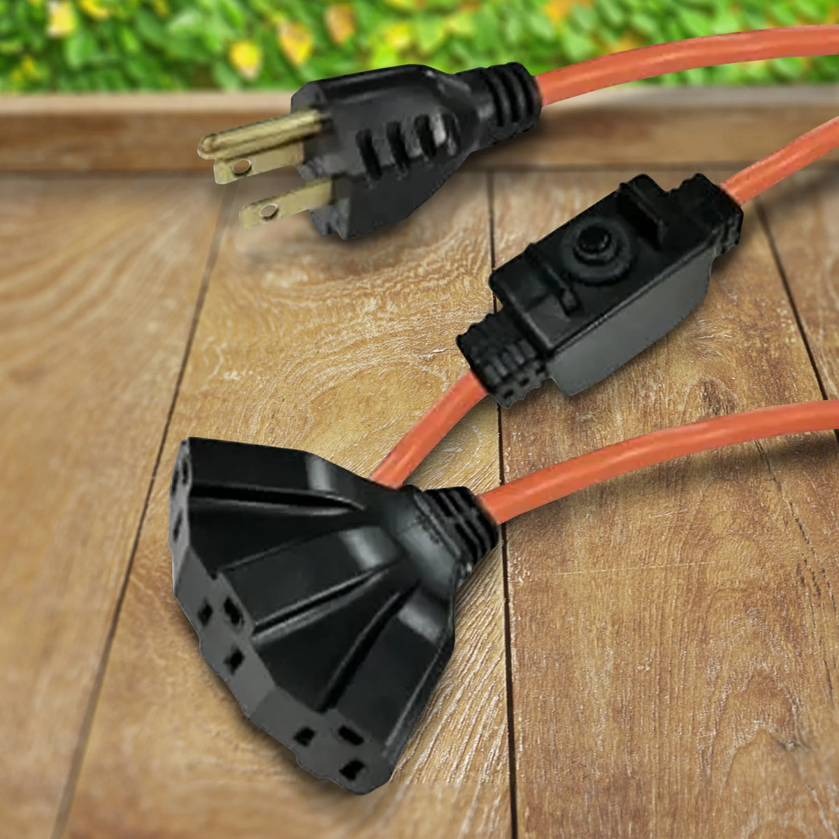 100 Feet Extension Cord with Circuit Breaker F956